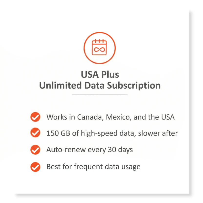 USA Plus Unlimited Subscription